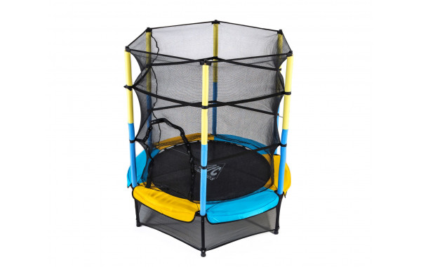 Батут DFC Jump Kids 55" (137см) 55INCH-JD-YB желто-синий 600_380