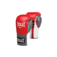 Перчатки боевые Everlast Powerlock 10oz XL черный/серый