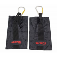 Пeтли Бepeшa Grizzly Deluxe Hanging Ab Straps 8671-04 черный