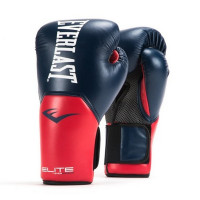 Перчатки тренировочные Everlast Elite ProStyle 14 oz син/красн. P00001203