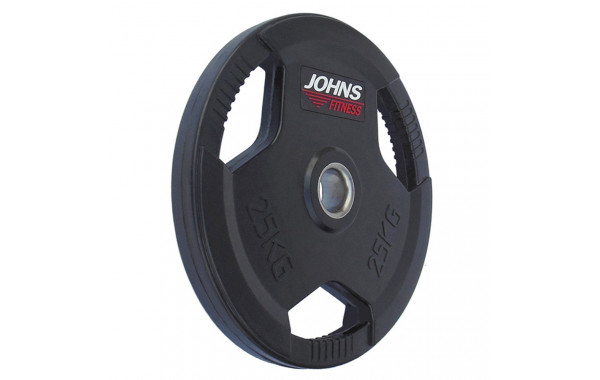 Диск обрезиненный 25кг Johns 91010 -25В черный 600_380