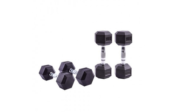 Гексагональные гантели 12,5кг Live Pro Hex Dumbbell LP8005-12.5, пара 600_380