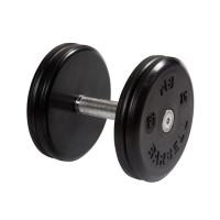 Гантель классик с вращающейся ручкой хром 15 кг MB Barbell MB-FdbEM-B15