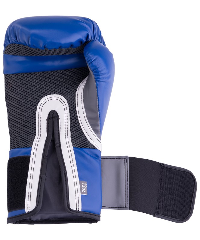 Перчатки боксерские Everlast Pro Style Elite 2208E, 8oz, к/з, синий 665_800