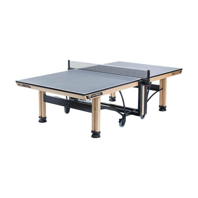 Теннисный стол складной профессиональный Cornilleau Competition 850 Wood ITTF Blue 800_800