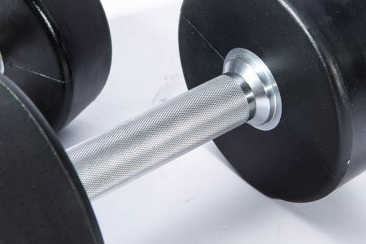 Гантели в уретане 16 кг Live Pro Premium Urethane Dumbbells LP8000-16 1200_800