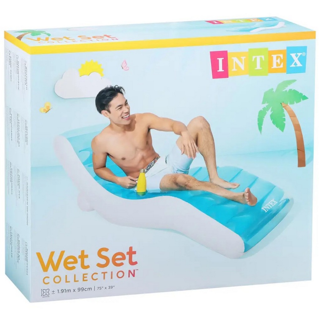 Шезлонг плавающий 191x99см Intex Splash Lounge 56874 1024_1020