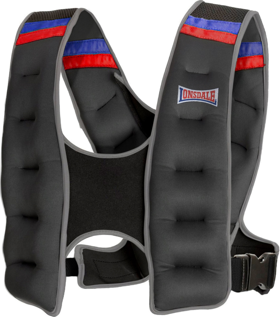 Жилет с утяжелением (10кг) Lonsdale Weight Vest 160083-10 темно-серый 1061_1200