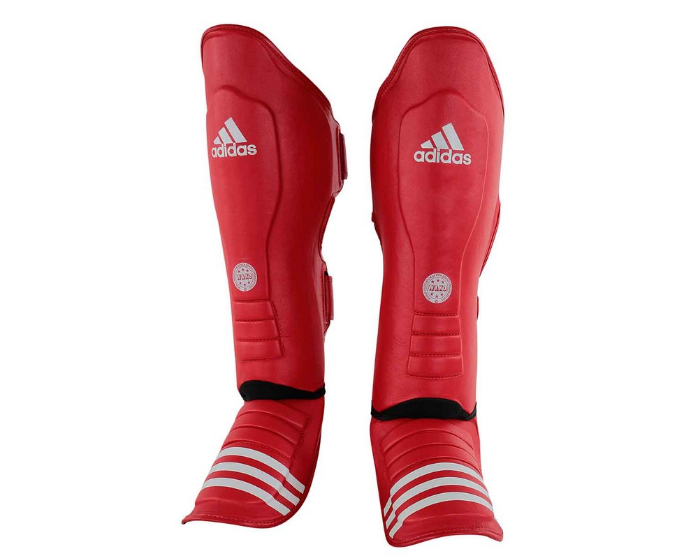 Защита голени и стопы Adidas WAKO Super Pro Shin Instep Guards красная adiWAKOGSS11 979_800