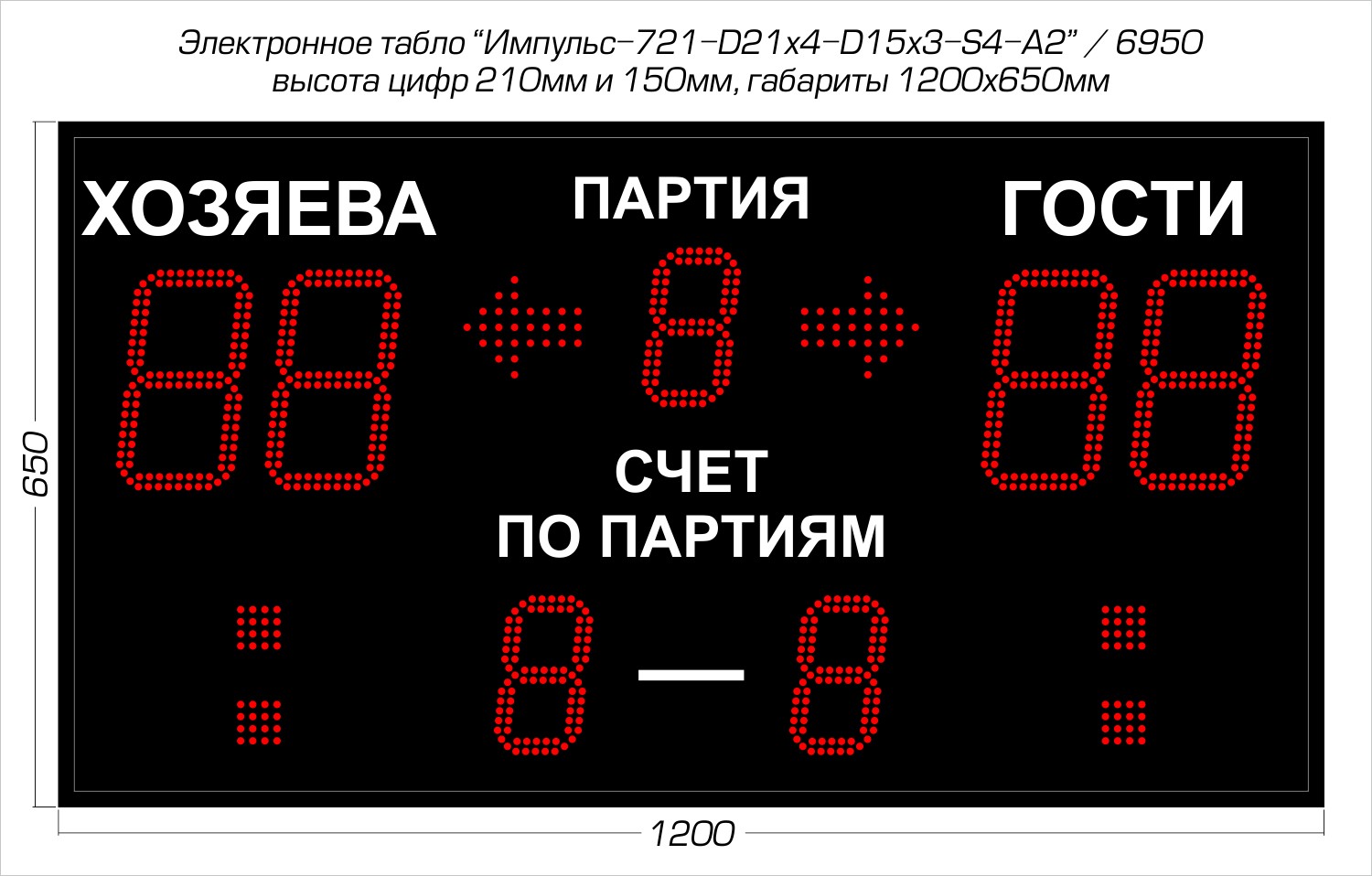 Табло для волейбола Импульс 721-D21x4-D15x3-S4-A2 1500_958