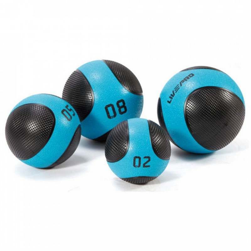 Медбол 1кг Live Pro Solid Medicine Ball LP8112-01 800_800