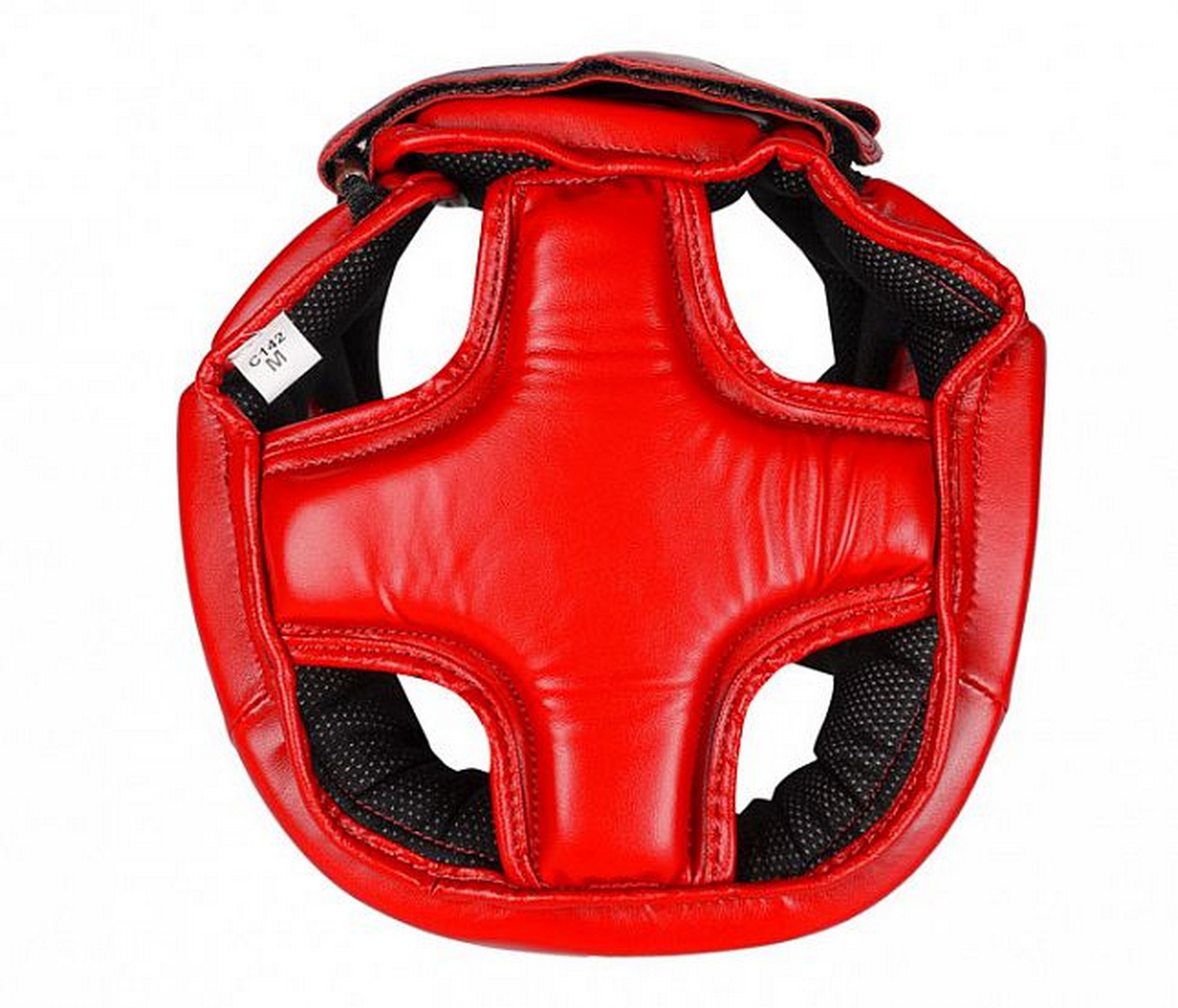 Шлем для единоборств Clinch Helmet Kick C142 красный 2000_1712