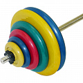 Штанга тренировочная 117,5 кг MB Barbell цветная 120_120